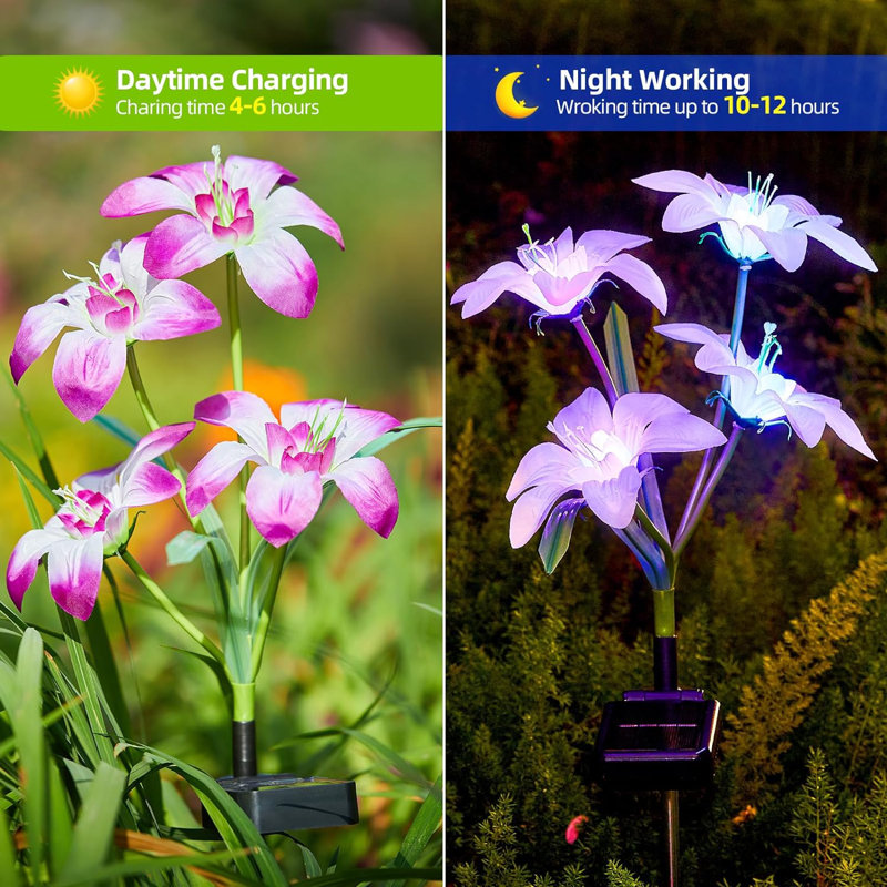 Solar Powered Integrated LED Pathway Light