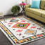 Tapis rouge / orange Elissa Southwestern-44183033