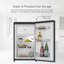 Swan  Retro Under Counter Fridge with 77L Fridge Capacity, 13L Freezer Capacity, 1 Glass Shelf, 3 Door Shelves, 1 Salad Drawer, E Energy Rated-123435688