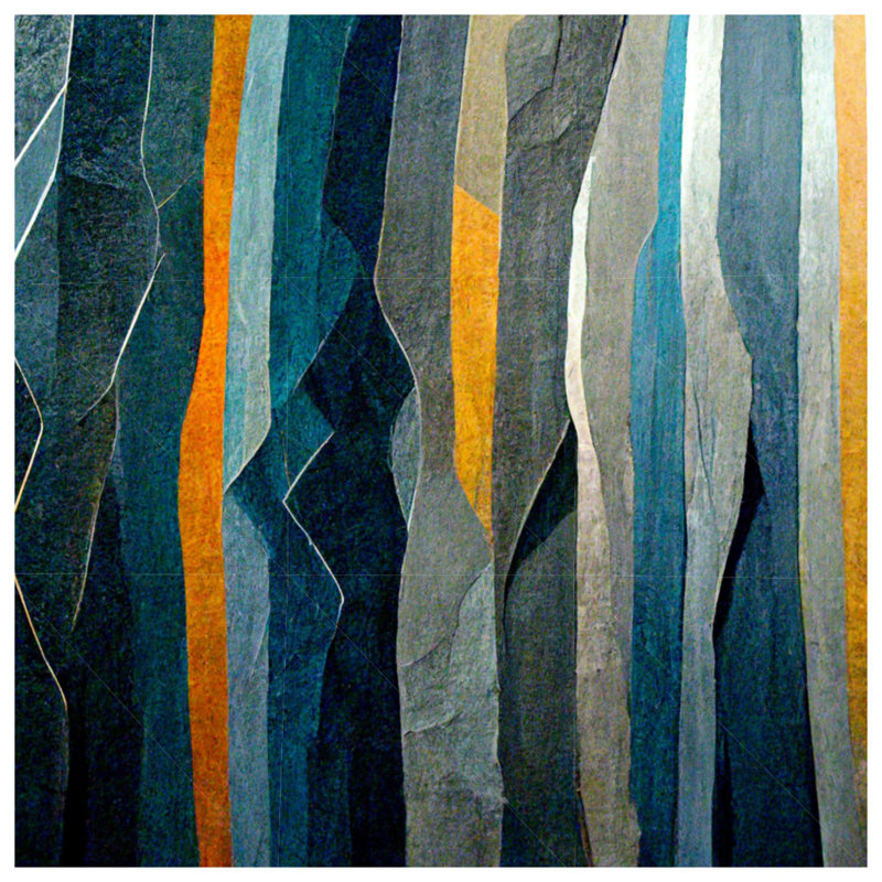 Édredon abstrait, literie, art contemporain, Lit simple