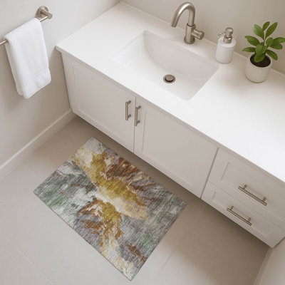 Premium Machine Washable Marasco AMF1632 Modern Rug