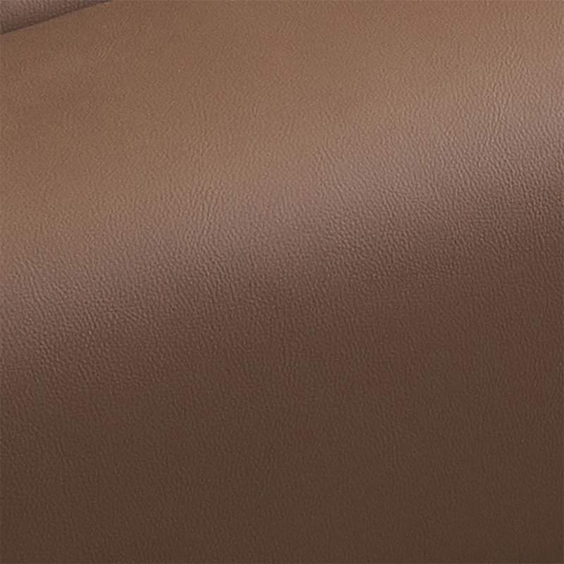 Coffee Genuine Leather Modular Sofa cushion couch