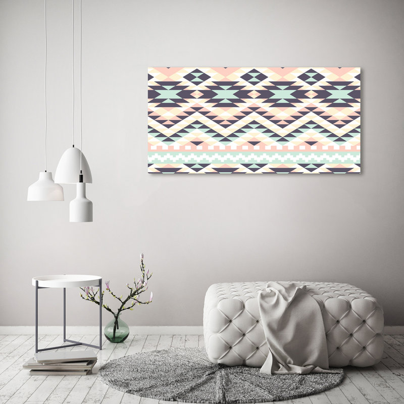Ethnic Background - No Frame Print on Canvas