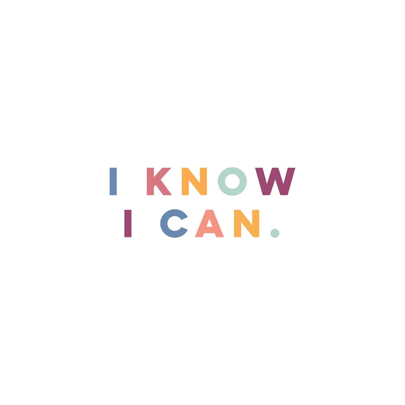 I Know I Can - Print on Canvas, Wrapped Canvas, 101.6 cm H x 66.04 cm W x 1.91 cm D