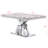 Adalida Metal Base Dining Table