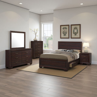 Bello 5 Piece Bedroom Set Underbed Drawers