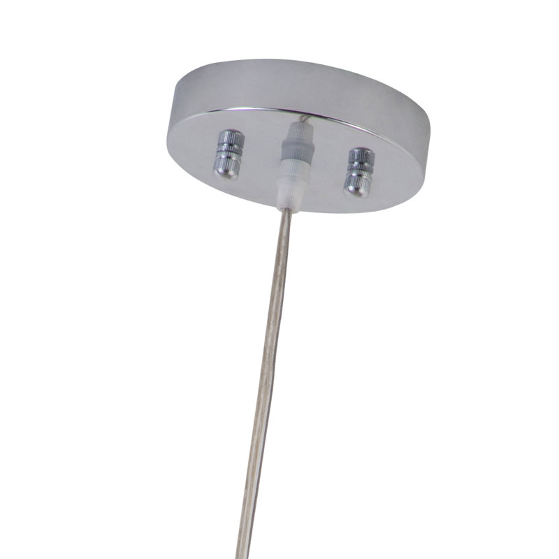 Aref 1 - Light Clear/Chrome/Blue Single Pendant, Blue