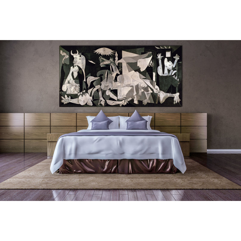 Guernica, Picasso Art, Guernica par Pablo Picasso - impression, H 20 po x l 40 po x P 0,125 po, Papier