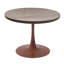 Table de salle à manger ronde de 36 po avec plateau en panneau de fibres à densité moyenne et base en bois pour piédestal-952580952-952580959
