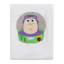 Disney Toy Storey It's Play Time White, Green, and Purple, Buzz Lightyear Shaped Toddler Blanket