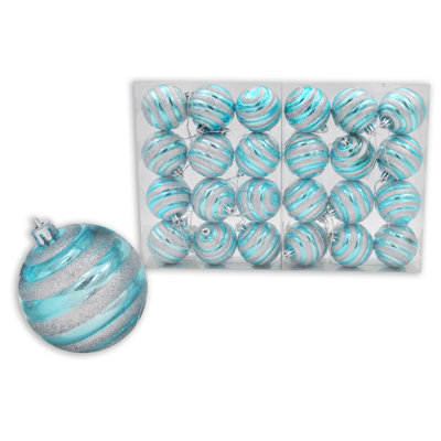 24 Piece Ball Ornament Set