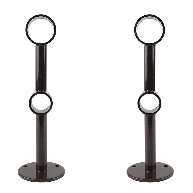 Support de rideau Petrella, Bronze, H 6,5 po x l 2 po x P 2 po