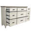 Shelter Bed With 2 Nightstands And Dresser With Mirror-101094946-126040116