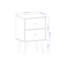 Table de chevet 18 po Liberty (2 tiroirs)