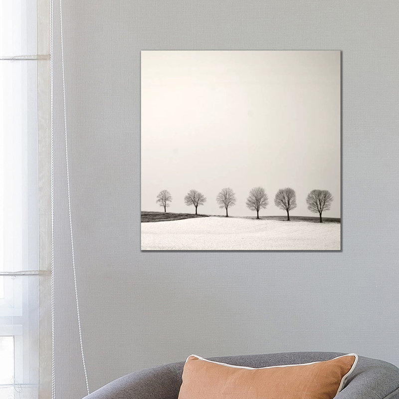 Tree Line 1 Piece Wrapped Canvas Wall Art, 66.04 cm H x 66.04 cm W x 1.91 cm D