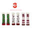 3Pk Cosy Thermal Fleece Lined Fun Xmas Socks Nordic Or Penguins