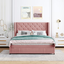 Rosdorf Park Villeda Upholstered Standard Bed & Reviews