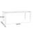 Modern minimalist rectangular desk-585230605