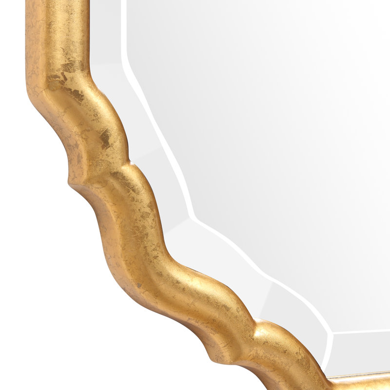 Miroir biseauté pleine grandeur traditionnel Everly, H 32 po x l 22 po