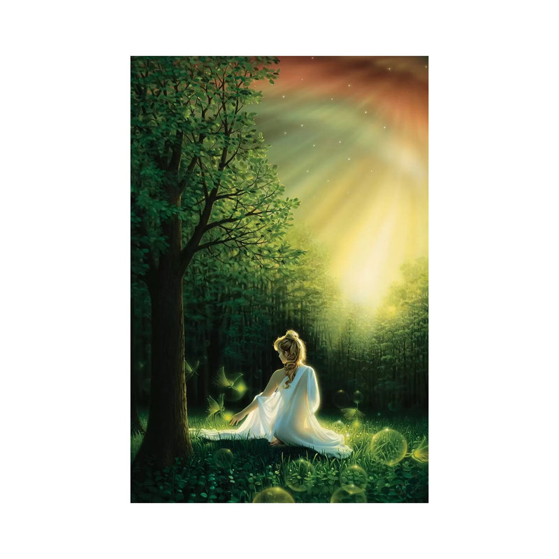 Fairy Friends by Kirk Reinert - Wrapped Canvas Print, 66.04 cm H x 45.72 cm W x 1.91 cm D