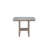 Square Bar Table Set Solid Wood, MDF 42 x 42 in 5 Piece Set Natural Transitional Style