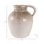 Grand vase à fleurs moderne en terre cuite rustique avec finition moucheté Modern-468338414