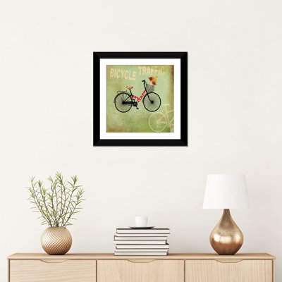 " Bicycle Traffic " Graphic Art