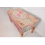 Banc à motif rose, banc à médaillon, banc à repose-pieds, banc rembourré, banc à tapis turc, banc Kilim, banc de décoration intérieure, banc fabriqué à la main-897104904-883486212