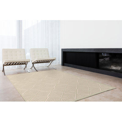 Mclellan Geometric Viscose Area Rug