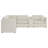 Winfree 5-Piece Modular Sectional with Plastic Leg-364967403
