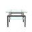 Rectangle Black Glass Coffee Table-1502365425-1502365429