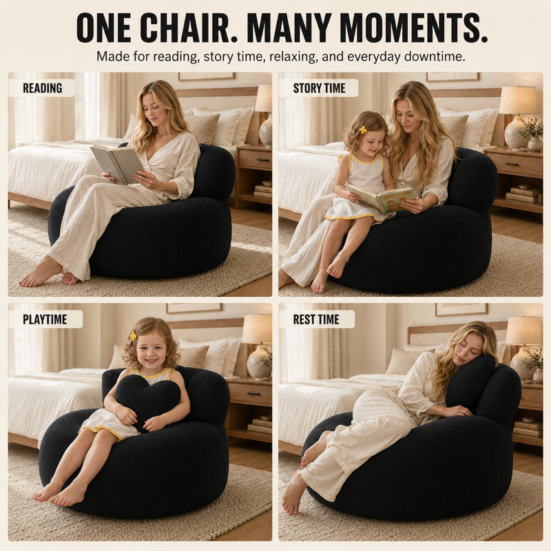 Méridienne surdimensionnée ronde sans dossier, siège profond en canapé moderne Corduroy, fauteuil demi-tonneau Compress Circle