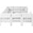 Emmalou 150'' Wide Aluminum Patio Sectional with Cushions-61209659-61209660