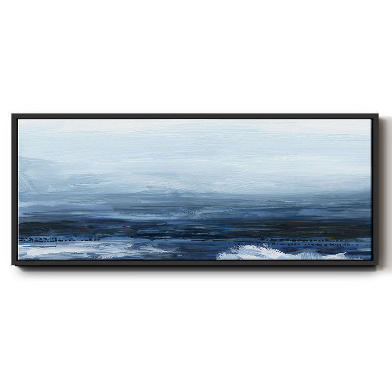 View from the Lighthouse II- Framed Canvas, 8" H x 20" W