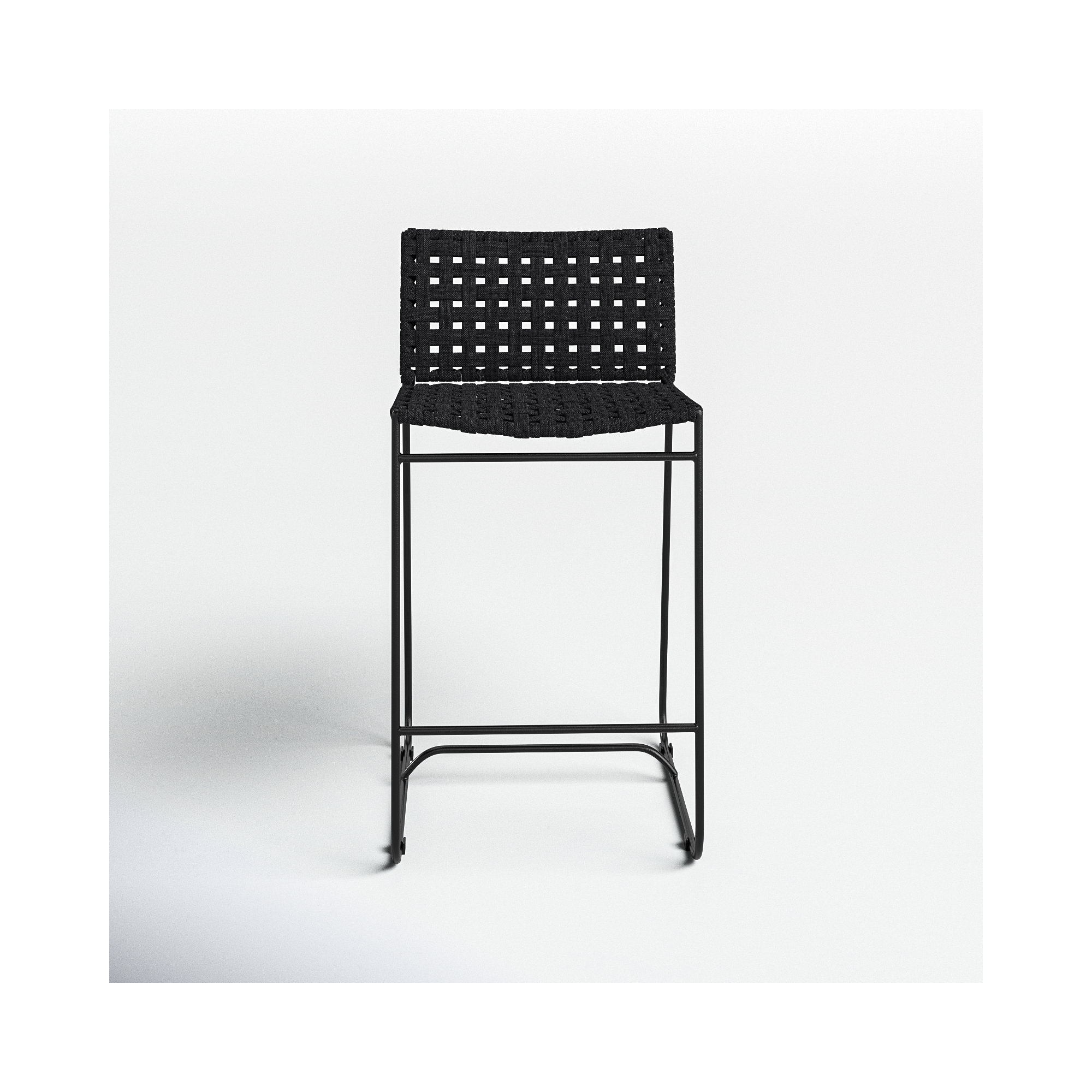 Ferney 34'' Rope Outdoor Bar Stool