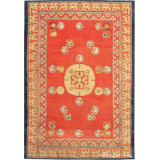 One-of-a-Kind Rectangle 4'7" X 6'7" Hand Knotted Area Rug