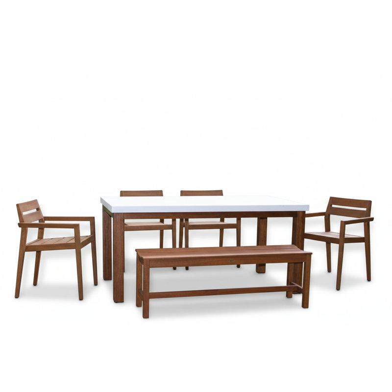 Kinsler Rectangular 7 - Person 68" Long Dining Set