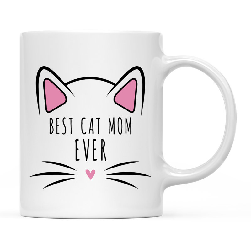 Tasse à café «Funny Cat Lover Naps», « Best Cat Mom Ever » - La meilleure maman de ch