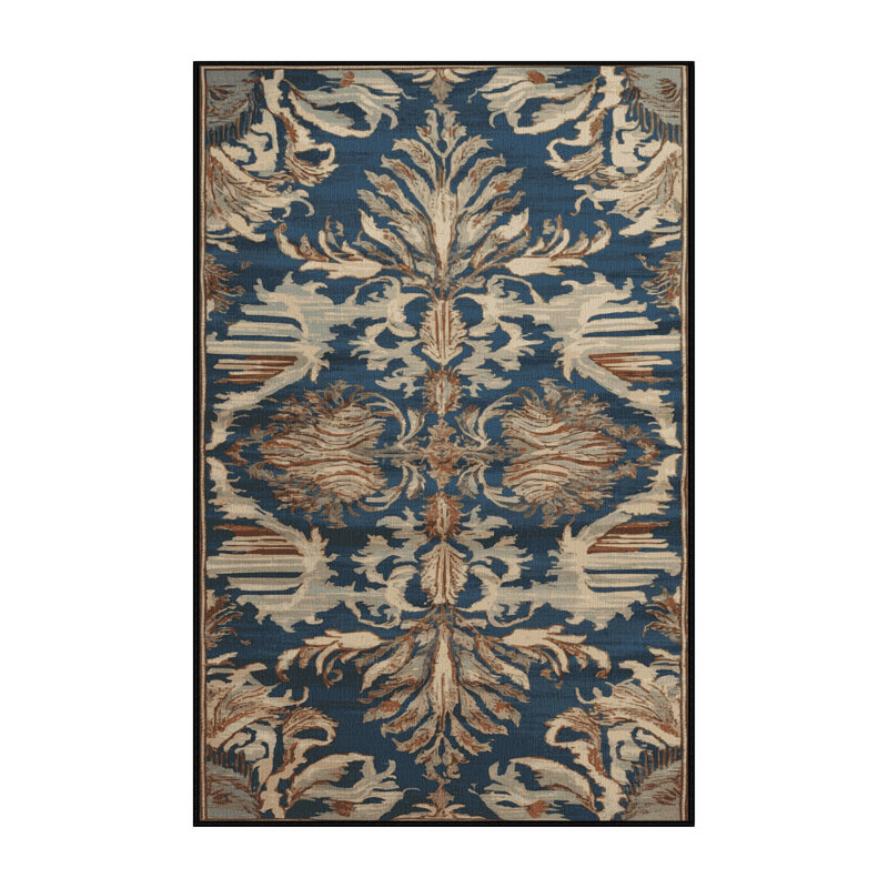 Tapis persan noir lavable à la machine, Tapis de couloir 2 pi x 4 pi