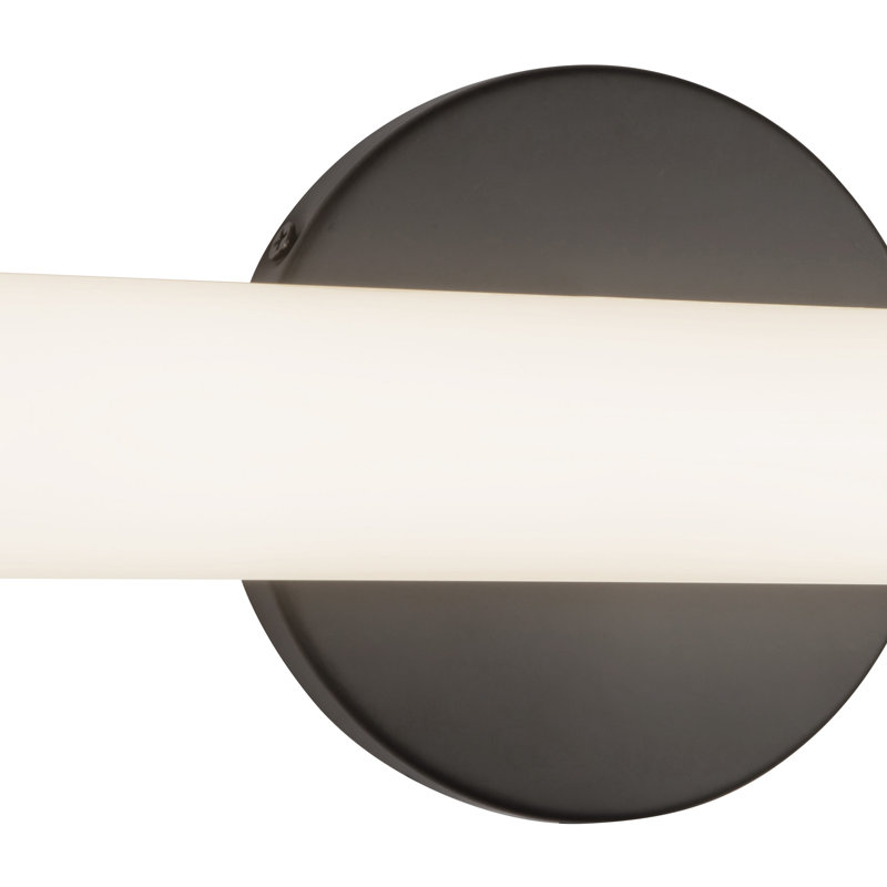 Tectra 24-in Black dimmable LED Wall Sconce, Matte Black