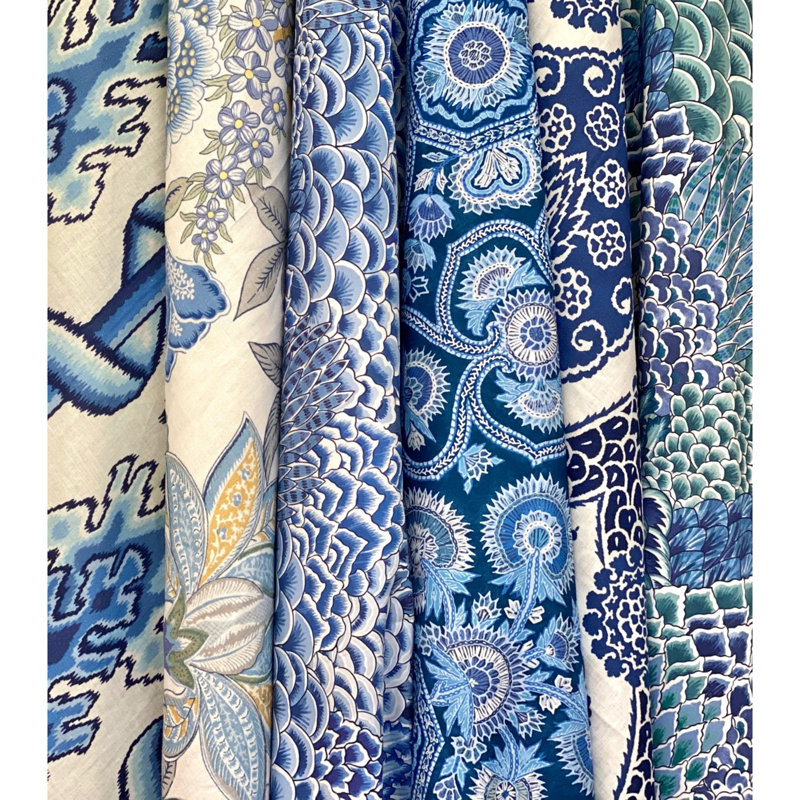 Grand Bazaar Sufera Performance Fabric, Blue