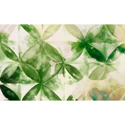 Géométrique vert foncé