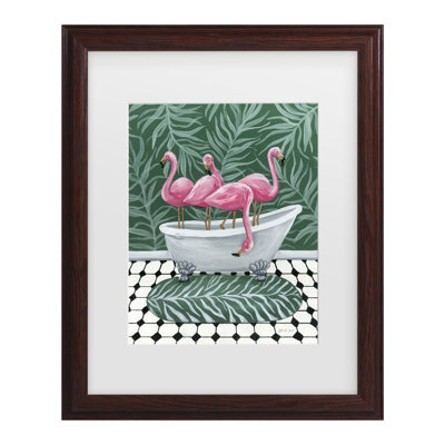 «Flamants roses dans la baignoire»