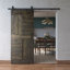Porte de grange à panneaux en bois S Series avec trousse de quincaillerie d'installation-63170920-87902537