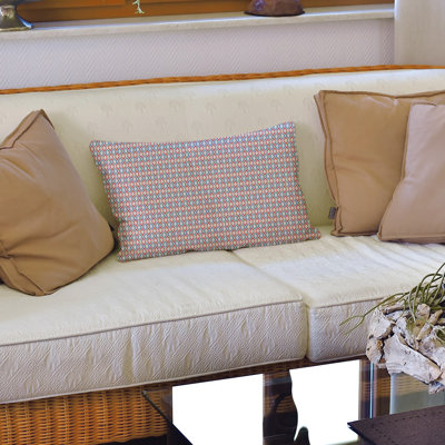 Coussin lombaire géométrique 14 po