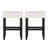 Set Of 2, 26.75" Backless Height Barstool