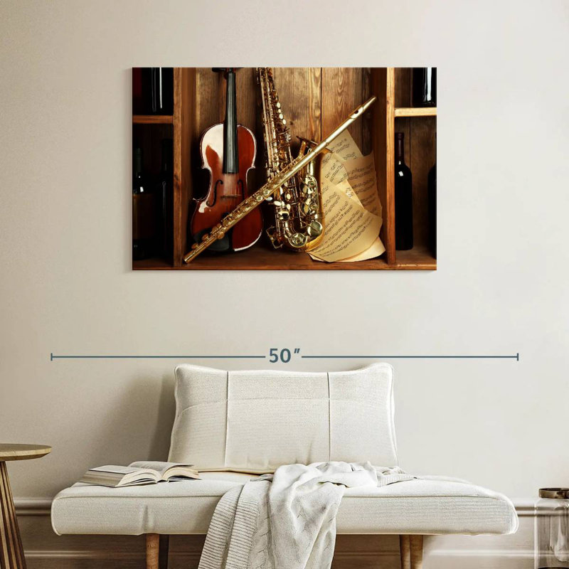 Abarca Classical Musical Instruments, 26" H x 39" W