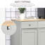 HOMCOM Sideboard Buffet Cabinet with Drawers-1698158154