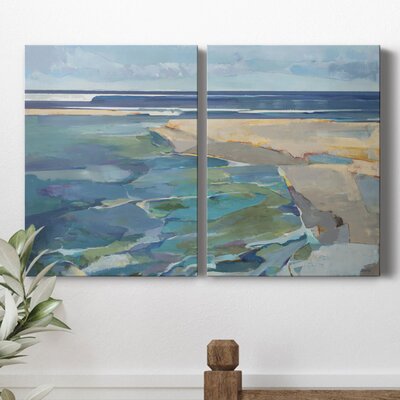 Beachcrest Home Breakwater Framed On Canvas 2 Pieces Print & Reviews ...