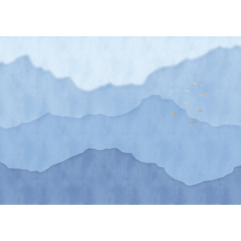 Murale paysage pelez et collez - Climat montagnard, L 57 po x L 41 po